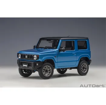 autíčko Suzuki Jimny (JB64)(660cc/RHD) 1:18 modrá - AUTOart