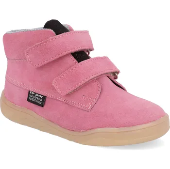 Mido shoes Barefoot dětské kotníkové boty Mido Flamingo růžové Velikost: 28