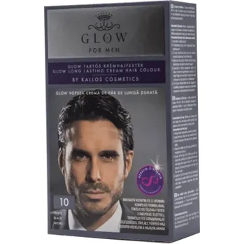 Barva na vlasy KALLOS Kallos Glow Long Lasting Cream Hair Colour 10, 40ml MEN