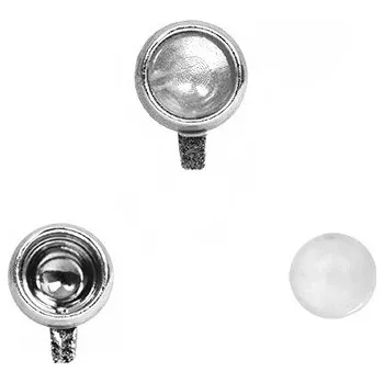 autíčko 4 ks "Střední přídavná světla" o průměru 3,45 mm − čirá (bílá) − stavebnice − CAL 1:43