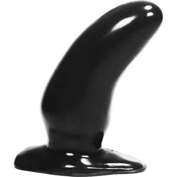 Anální kolík All Black AB45, černý anální kolík 16 x 3–5 cm