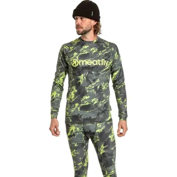 Pánské Termo Triko Meatfly Avery 24/25 Lime Mossy S