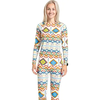 Dámské termoprádlo Dámské termo triko Meatfly Capa 24/25 White Jones M