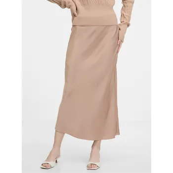 Dámské oblečení Orsay Béžová dámská midi sukně - Dámské Orsay krémová 2990893