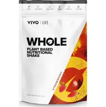 Fitness strava VIVO Life WHOLE MEAL - nutričně kompletní shake: jahoda, 1 kg