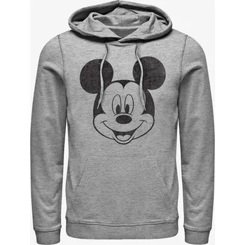 Pánská mikina Mikina Merch Disney Classic Mickey - Mickey Face Unisex Hoodie Heather Grey M
