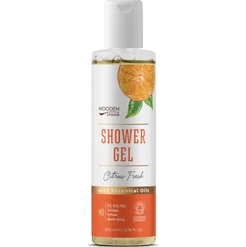Sprchový gel Wooden Spoon Sprchový gel Citrus fresh, 200 ml