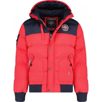 GEOGRAPHICAL NORWAY zimní bunda pánská VOLVA MEN JKT 005 prošívaná L červená