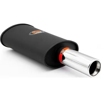 Výfuková trubka RM Motors Sportovní výfuk RM112 s leštěnou koncovkou KPZP76/76DK Vstupní průměr: 63,5 mm