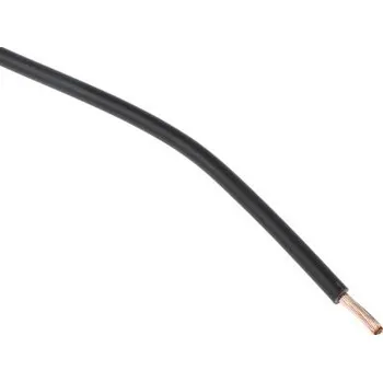 elektrický kabel Zapojovací vodič plocha průřezu 2,5mm², prameny vodičů: 45/0.25 mm, Černá, 750 V 100m H07Z-K 13 AWG RS PRO