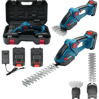 Nůžky na živý plot AKU Mini Nůžky na živý plot + Náhradní baterie (2ks, 2Ah) + Nástavec na trávník, 22074