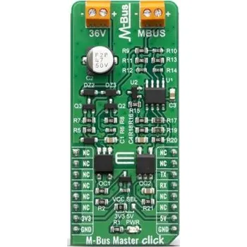 Vývojová deska Vývojová deska, M-Bus Master Click, MC33072ADR2G, MikroElektronika