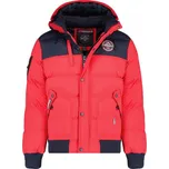 GEOGRAPHICAL NORWAY zimní bunda pánská VOLVA MEN JKT 005 prošívaná S červená