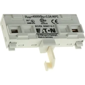 EatonPomocný kontakt 1NO1 Přední montáž se šroubem 1 A AC, 2 A DC 110 V dc, 240 V ac