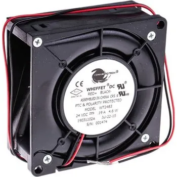 Počítačové chlazení Odstředivý ventilátor, řada: Whiffet, 80 x 80 x 32mm, průtok vzduchu: 15cfm 24 V DC