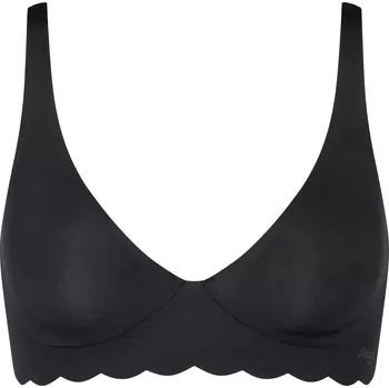 Podprsenka Dámská podprsenka ZERO Microfibre 2.0 Soft bra - BLACK - černá 0004 - SLOGGI BLACK XS
