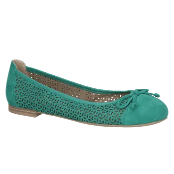Dámské baleríny Caprice 9-22185-42 zelená, vel. 41