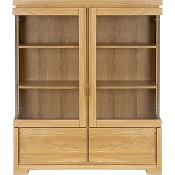 Vitrína KW354 povrchová úprava dub Dub medový