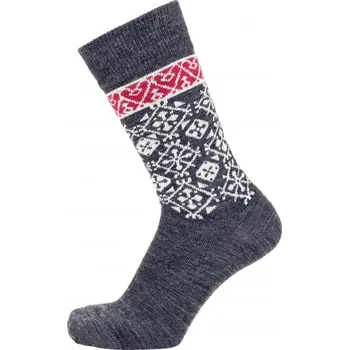 Pánské ponožky Cai společenské merino ponožky pro dospělé vzor Fjallnas