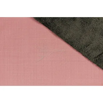 Softshell s beránkem - starorůžová