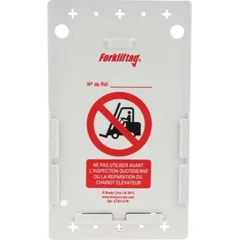 Paletový vozík Štítek na vysokozdvižný vozík barva Červená na bílé Francouzština, obsah sady: 10 držáků na vysokozdvižné vozíky, 10