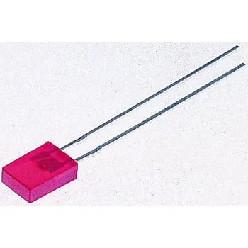 Polovodič LED průchozí otvor barva Červená 637 nm 7.5 mcd 1,8 V 110 ° Broadcom Pravoúhlý