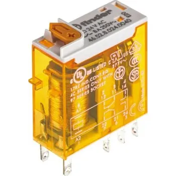 Relé Výkonové relé DPDT zásuvné 24V ac 46 Series