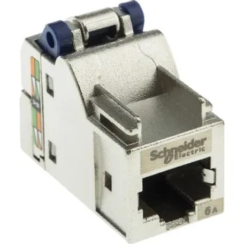 Konektor Konektor RJ45 Cat6a, počet cest: 8, Přímý, Kabelová montáž, Samice