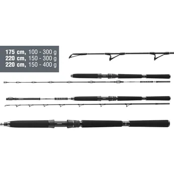 Rybářský prut Přívlačový prut Daiwa BG Deep Sea - 2,20 m, 150 - 300 g (30 lbs)