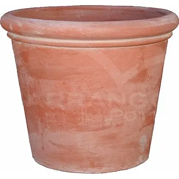 Květináč Terakota - květináč - ROLLED RIM PLAINT POT - Itálie - Ø45 x 37V - Antiqua