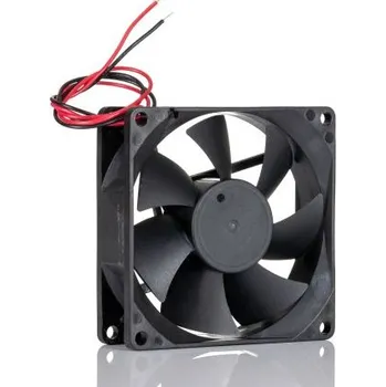 PC ventilátor RS PROAxiální ventilátor 12 V DC DC, průtok vzduchu: 40cfm 2.2W0.18A, 80 x 80 x 25mm