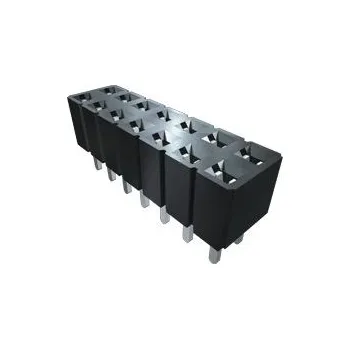 Elektrický konektor Patice PCB, řada: SLW, rozteč: 2.54mm, počet kontaktů: 5, počet řad: 1, Průchozí otvor Samtec