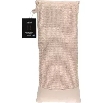 Polštář béžový do sauny Rento Kenno - béžový, 75% recyklovaná bavlna, 25% polyester, 0.84kg (176848)