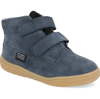Mido shoes Barefoot dětské kotníkové boty Mido Yale blue modré Velikost: 24