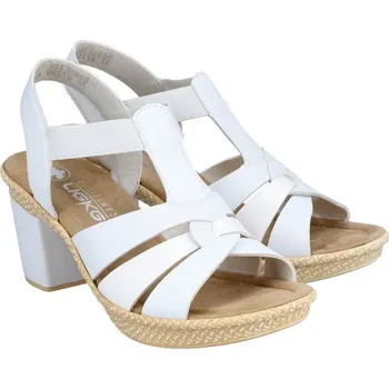 Dámské sandále Rieker 665K3-80 bílá, vel. 40