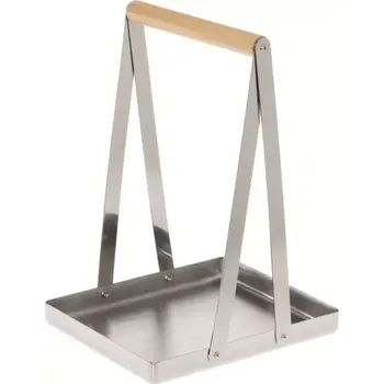 Koš na palivové dřevo do sauny Rento 176809 - 36x5x78cm, ocelový, 3.12kg