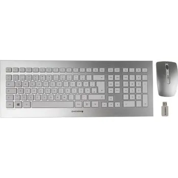 Klávesnice Sada klávesnice a myši Bezdrátová QWERTZ (němčina) Standardní, USB Cherry