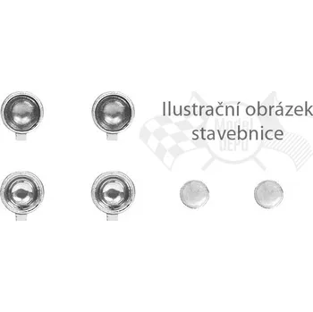 autíčko 4 ks "Malá přídavná světla" o průměru 2,9 mm − čirá (bílá) − stavebnice − CAL 1:43
