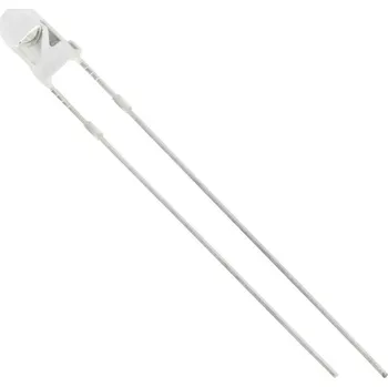 Dioda TRU COMPONENTS 1577307 LED s vývody červená kulatý 3 mm 4000 mcd 40 ° 20 mA