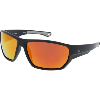 Sluneční brýle HIS 57101S černá mat, čočka oranžová zrcadlo polarizovaná 2