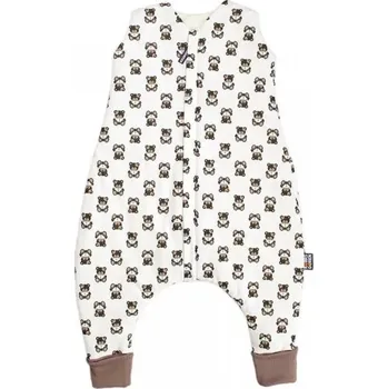 Dětská deka Kaarsgaren Spací pytel zateplený s nožičkami pro děti medvídek hnědé nohavice Kaarsgaren® Velikost: 68/80 (celková délka 60 cm)