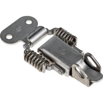 Visací zámek Páčková západka, Nerezová ocel uzamykatelná, zámek nezahrnut s pružinou provozní napětí 441N, 75 x 47 x 20mm