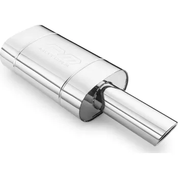 Výfuková trubka RM Motors Sportovní výfuk E113, univerzální, eliptický Vstupní průměr: 60 mm, Tlumení: Ne