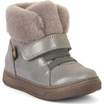Dívčí kozačky Zimní Froddo boty Basco TEX s membránou Grey Silver G2110144-3 28