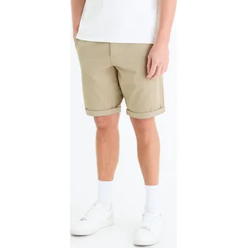 Pánské oblečení Celio Kraťasy chino Bochinobm - Pánské Celio krémová 2722664