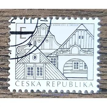 Sběratelství ČR 675 raz., výplatní, Lidová architektura - E, r. 2011