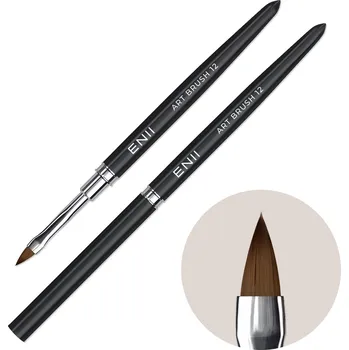 Umělecký štětec ENII NAILS ENII Štětec na akryl a gel – velikost 4, kočičí jazýček