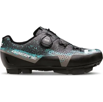 Dámské cyklistické tretry Dámské tretry GAERNE G. Lampo Lady Matt Black/Grey/Azure - 38