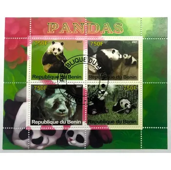 Poštovní známka Aršík Benin - pandy