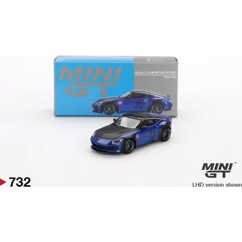 autíčko NISSAN Z400 LB NATION WORKS 2024 - modrá -1:64 - Mini GT